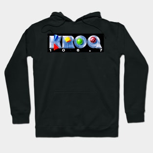 KROQ 106.7 Throwback Block Letter Design Hoodie